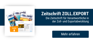Zoll-ZOLL.EXPORT Zeitschrift