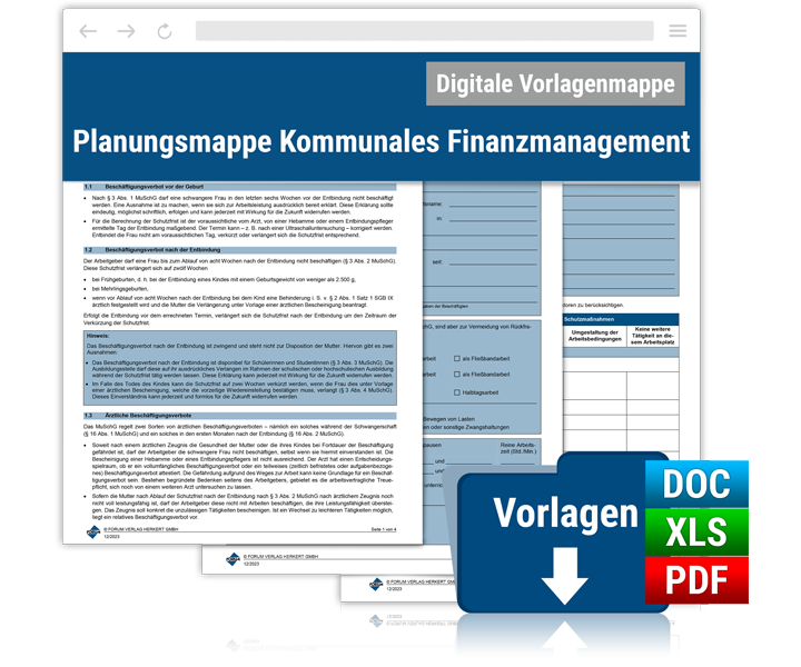 Planungsmappe Kommunales Finanzmanagement