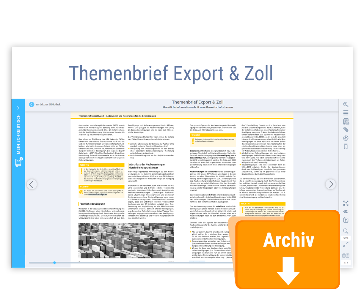 Themenbrief Zoll & Export