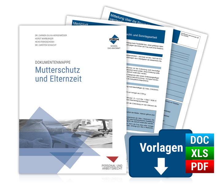 Dokumentenmappe Mutterschutz und Elternzeit