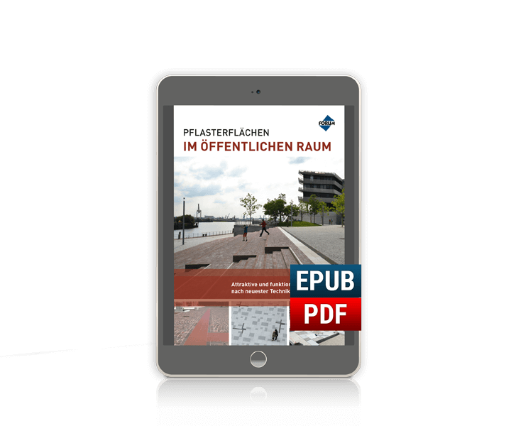 Pflasterflächen im öffentlichen Raum