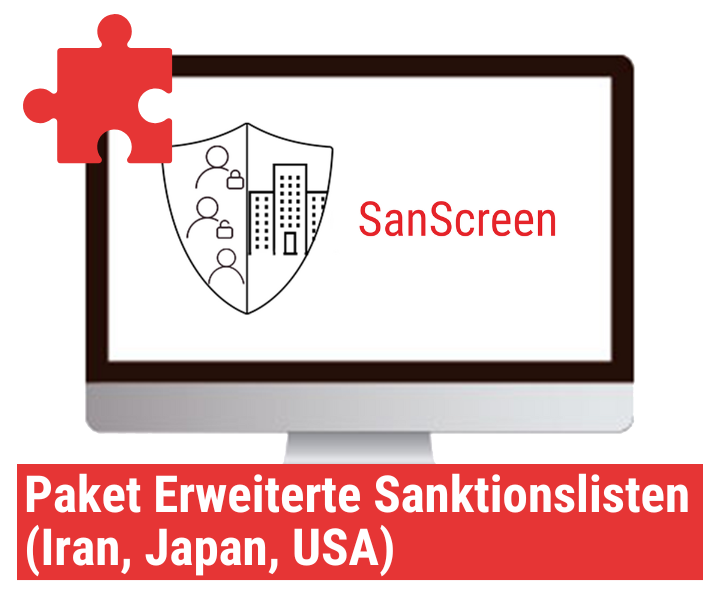 SanScreen - Erweiterung: Zusätzliche Sanktionslisten