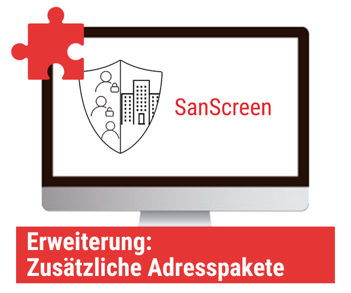 SanScreen - Erweiterung: Zusätzliche Adresspakete