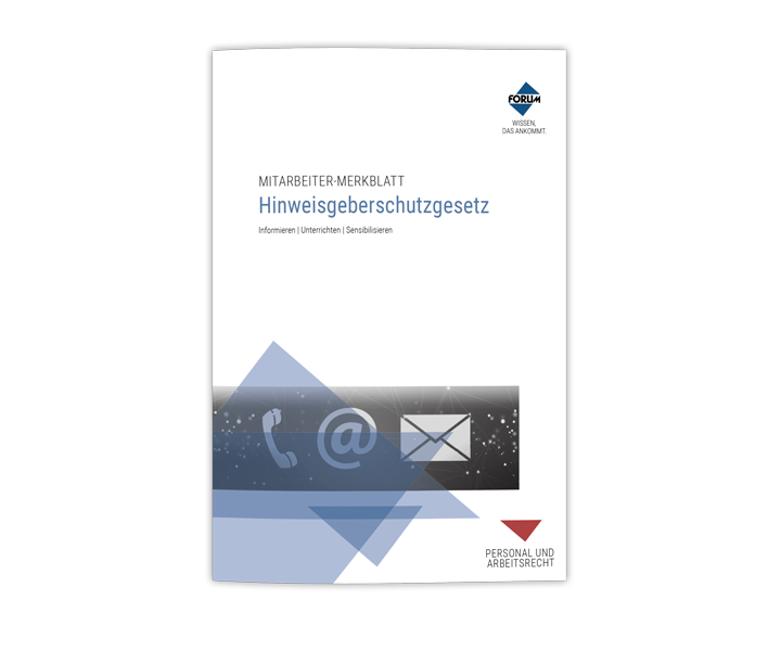 Mitarbeiter-Merkblatt Hinweisgeberschutzgesetz