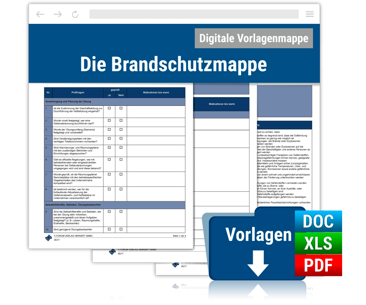 Die neue Brandschutzmappe