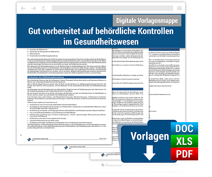 Gut vorbereitet auf behördliche Kontrollen im Gesundheitswesen