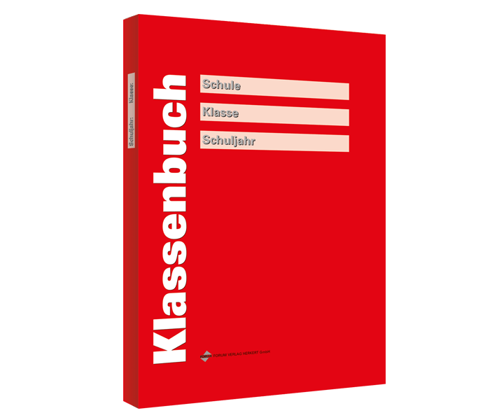 Klassenbuch rot